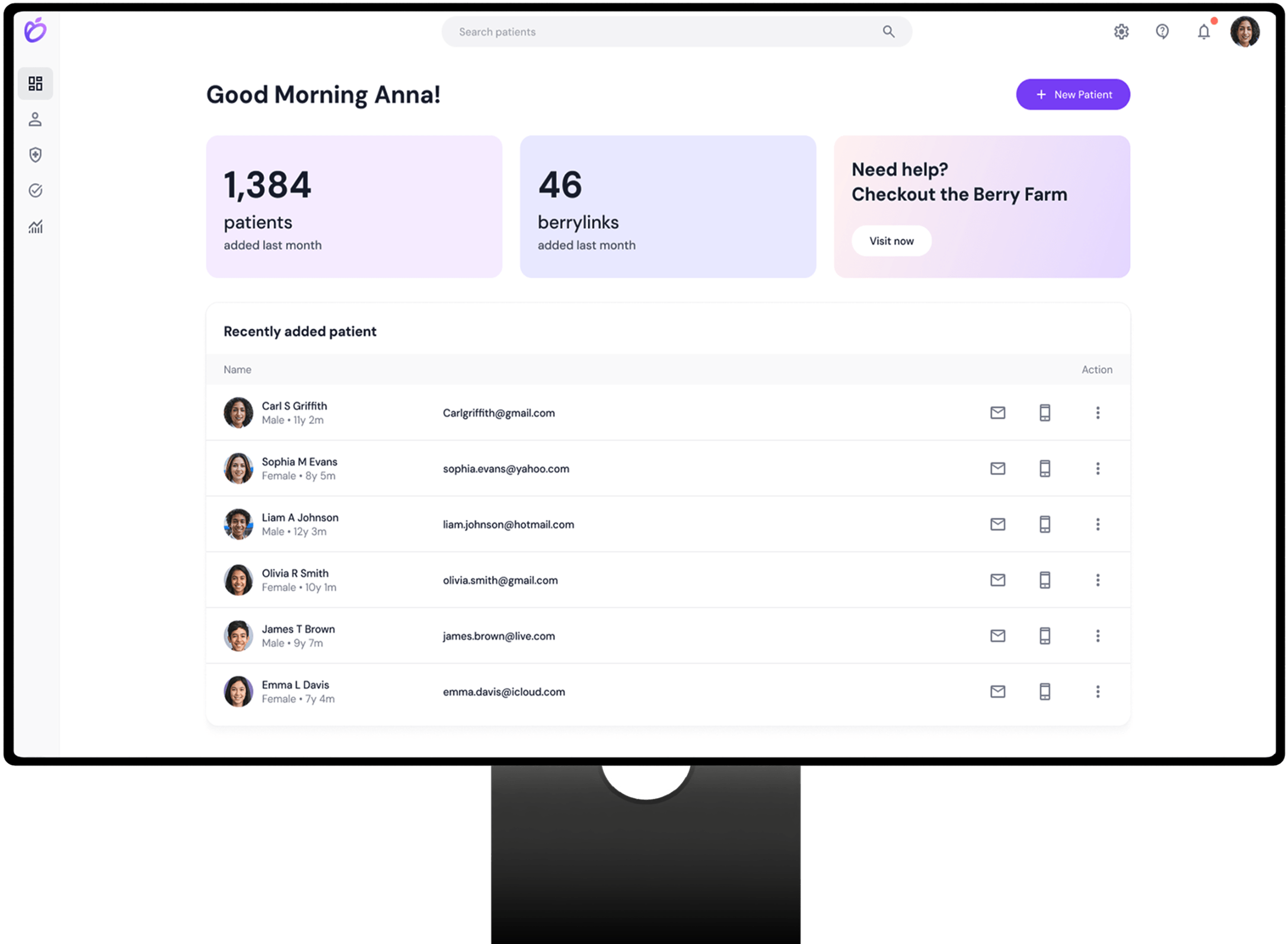 Product dashboard preview
